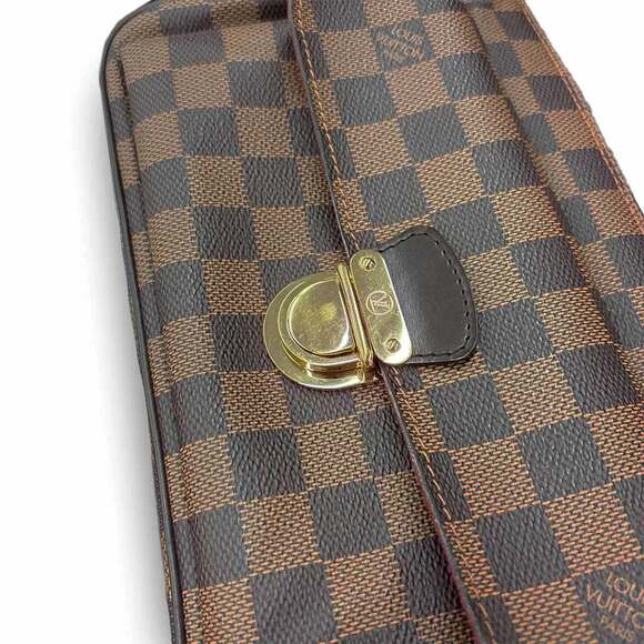 LOUIS VUITTON Authentic Brown Damier Shoulder Bag - Picture 8 of 10